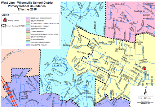 The boundaries of Sunset and Trillium Creek will be adjusted starting in the 2018-19 school year. 